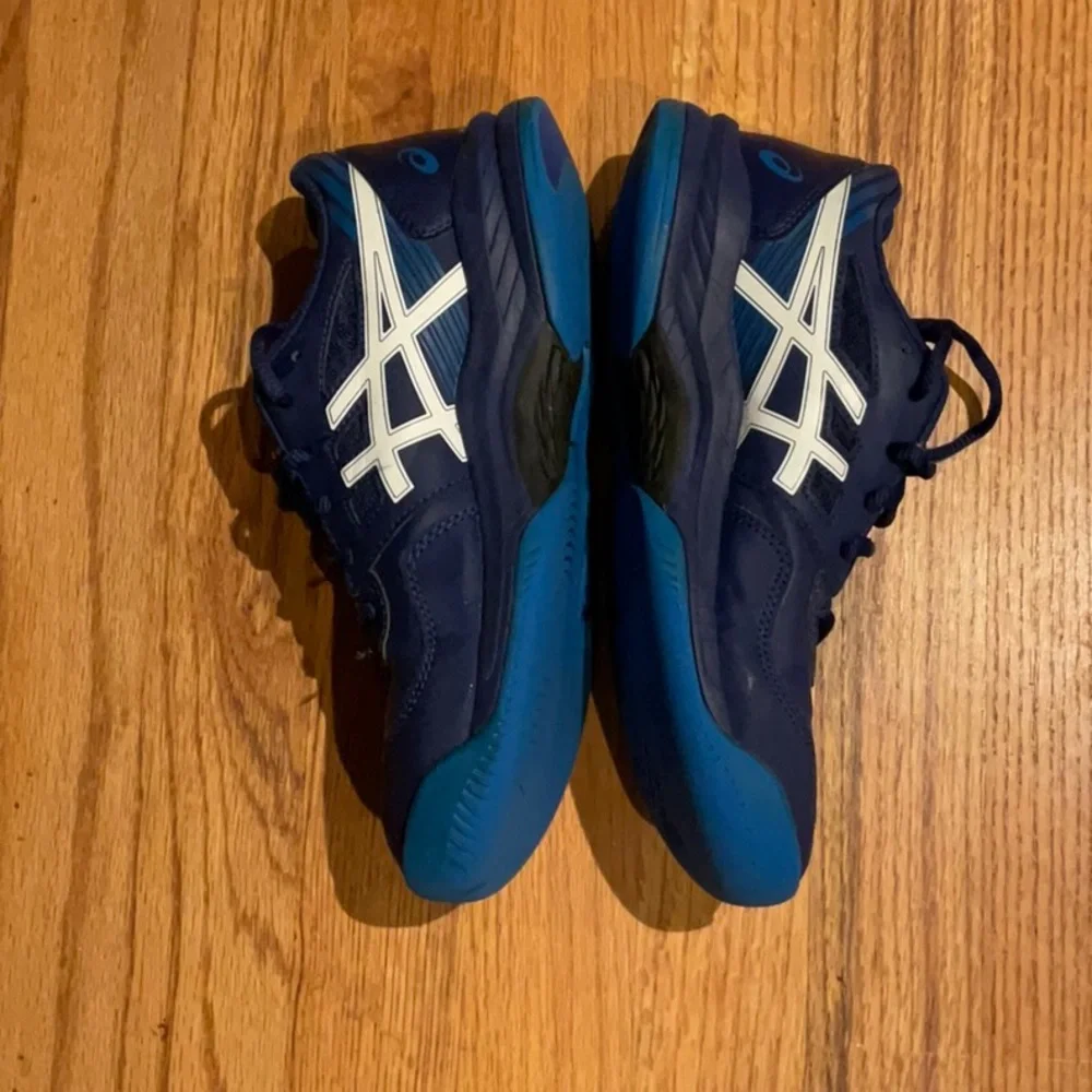 ASICS: Boy’s Gel Grade 8 Blue Expanse/White Tennis SHOES Size 5